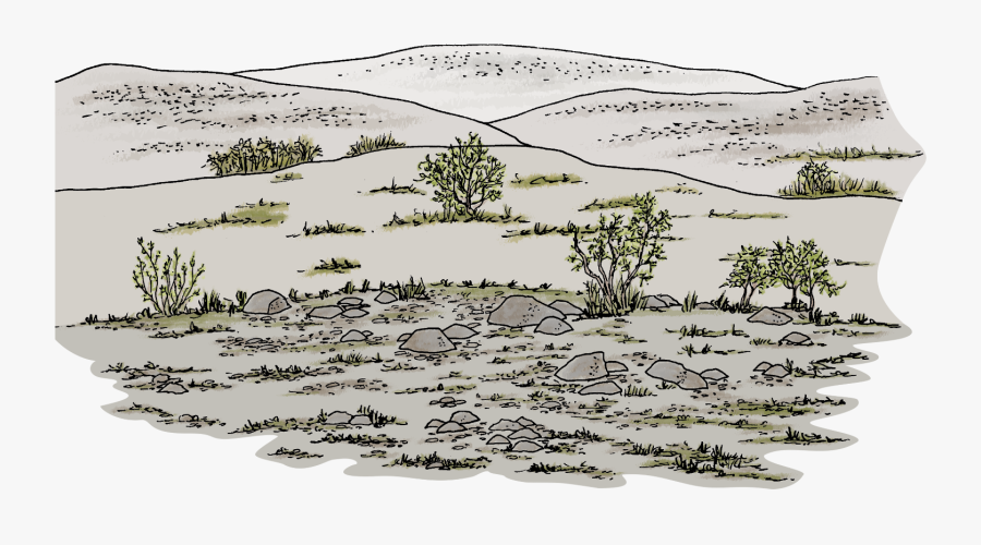 Natural Drawing Mountain - Sketch, Transparent Clipart