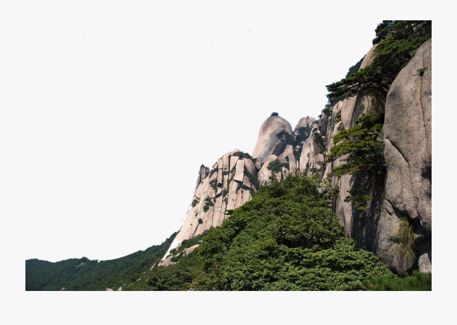 #mountain #jungle #backdrop #landscape - Outcrop, Transparent Clipart