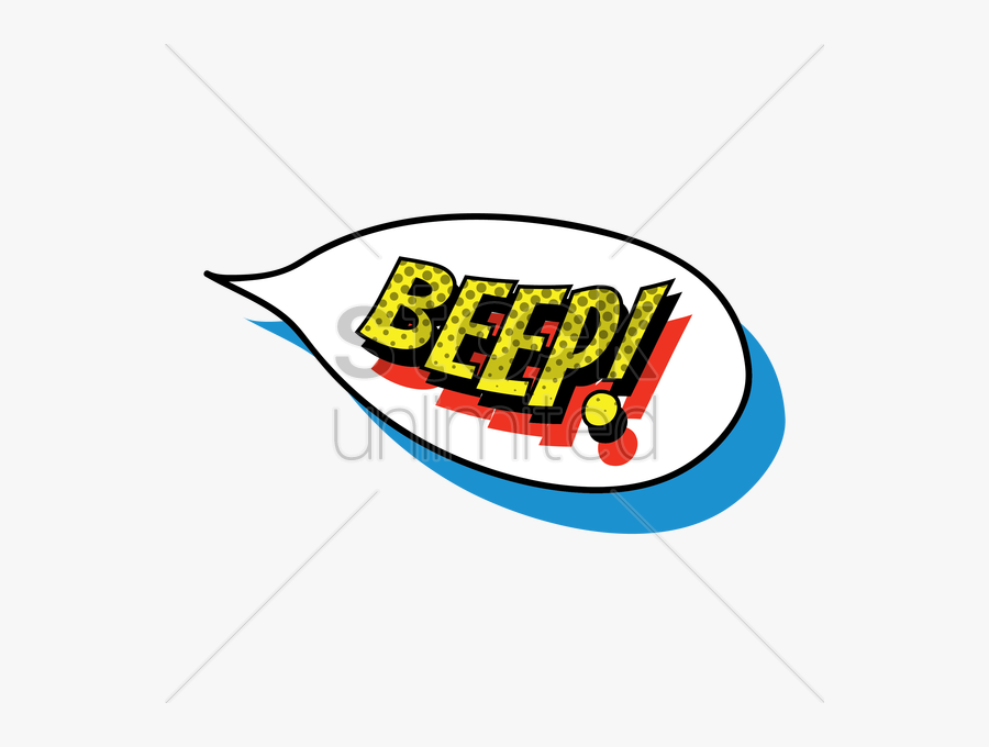 Onomatopoeia Beep Clipart Beep Onomatopoeia Clip Art - Beep Comic, Transparent Clipart