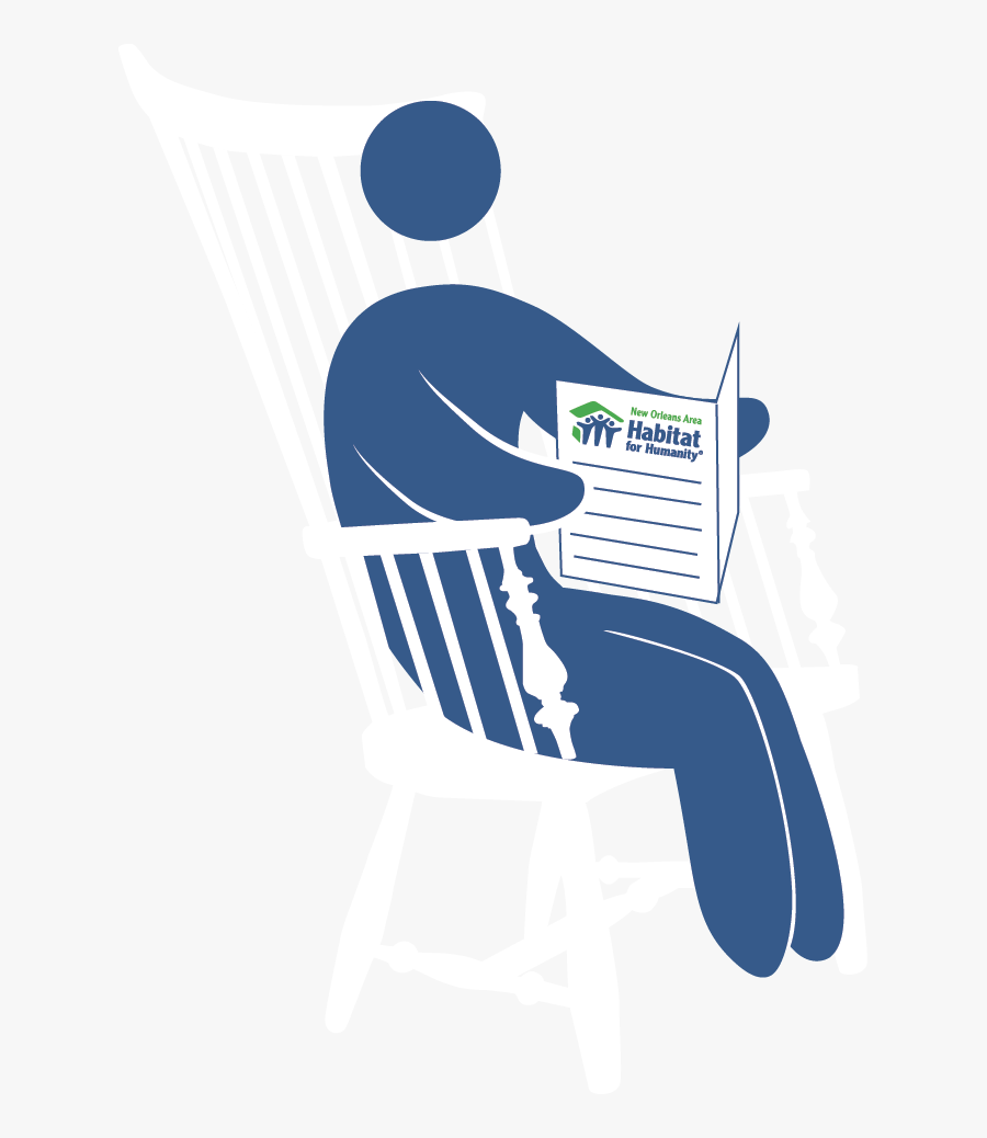2015 Annual Impact Report » Normal Chair With Man Face - Graphic Design, Transparent Clipart