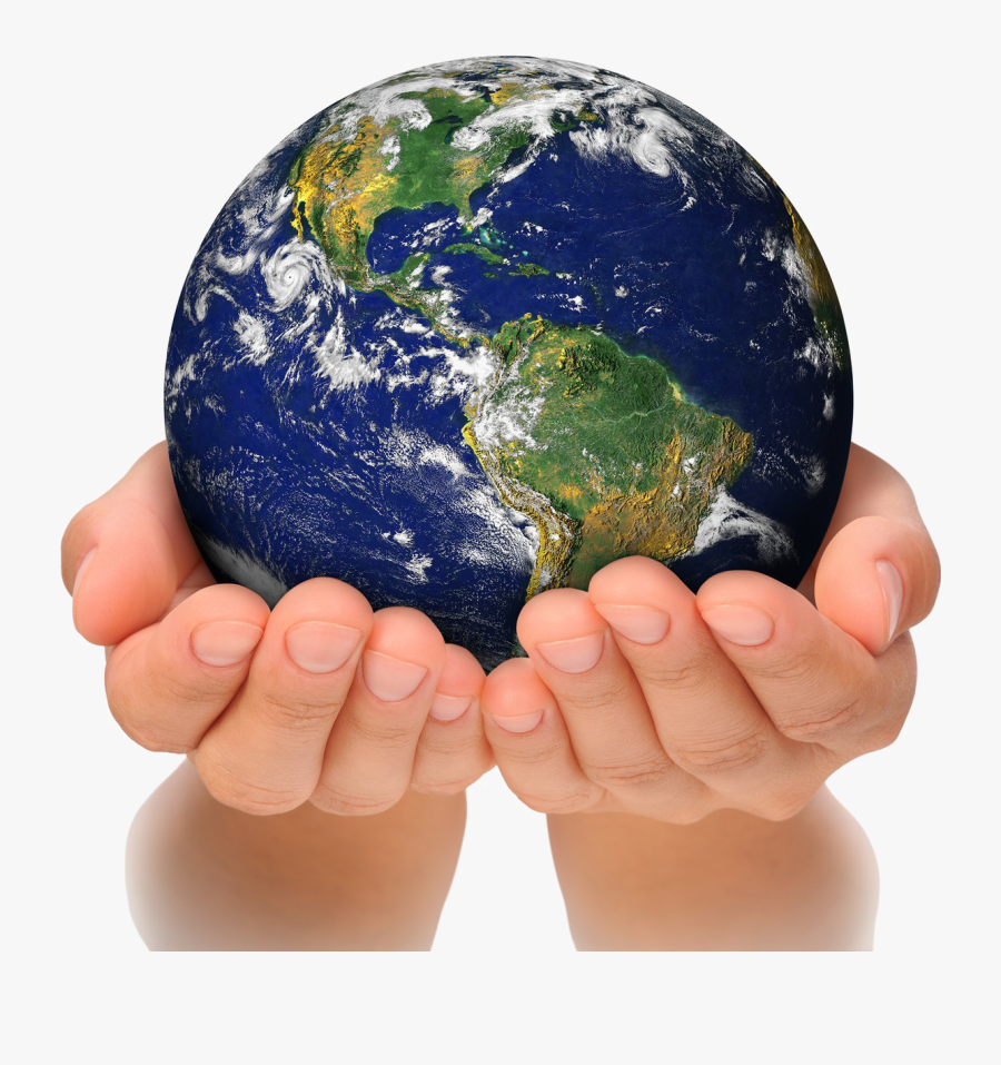 Earth In Hands Png Free Download - World In Our Hands Png, Transparent Clipart