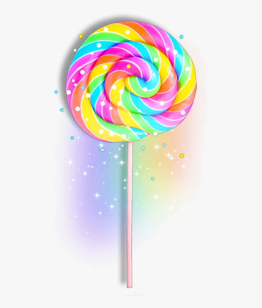 Transparent Lolipop Png - Rainbow Lollipop Transparent Background, Transparent Clipart