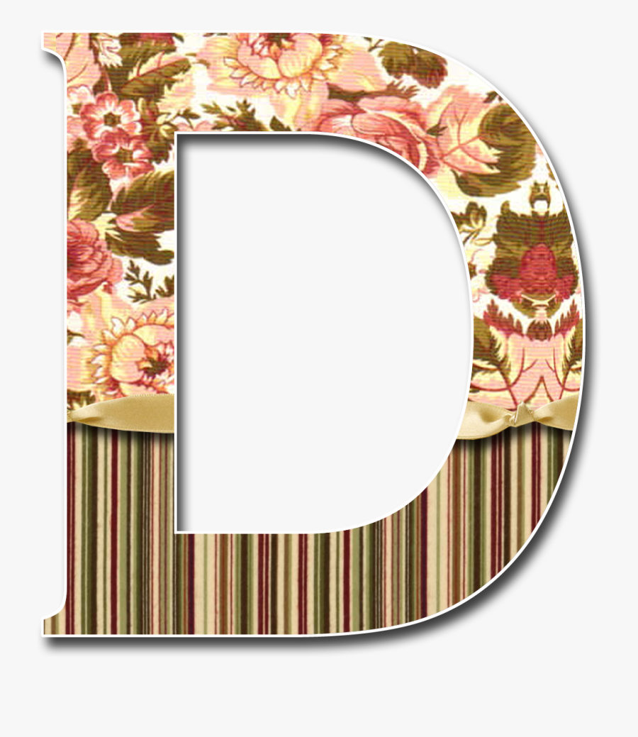 Paisley Clipart Vintage Floral - Letter D Vintage Png, Transparent Clipart