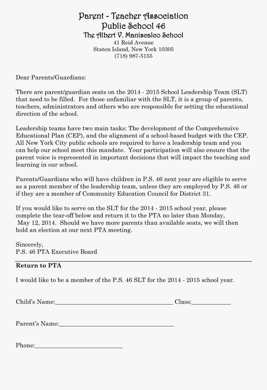 Slt Willingness To Serve - Cover Letter, Transparent Clipart