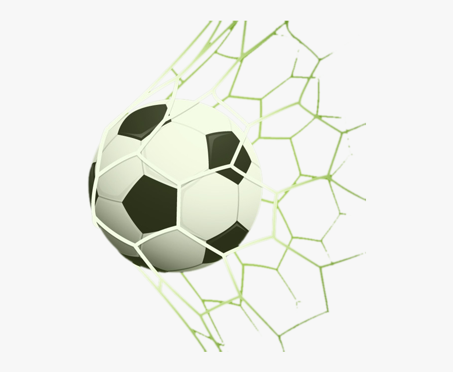Championship Goal Into Football Net The Uefa Clipart - Transparent Background Soccer Net Transparent, Transparent Clipart