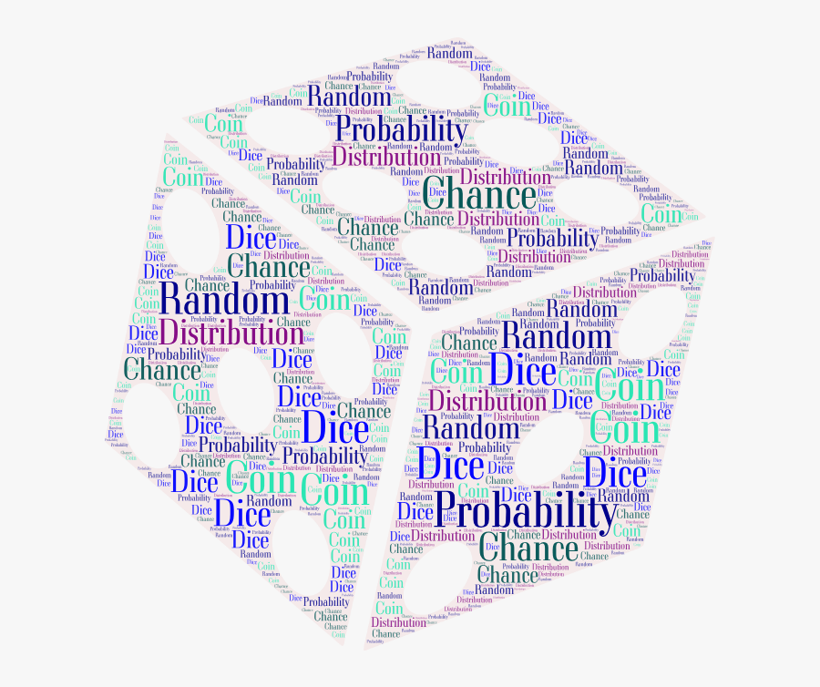 Image - Probability Word Art, Transparent Clipart