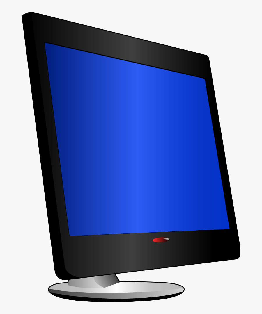 Computer Monitor,desktop Computer,lcd Tv - Computer Monitor Cliparts, Transparent Clipart