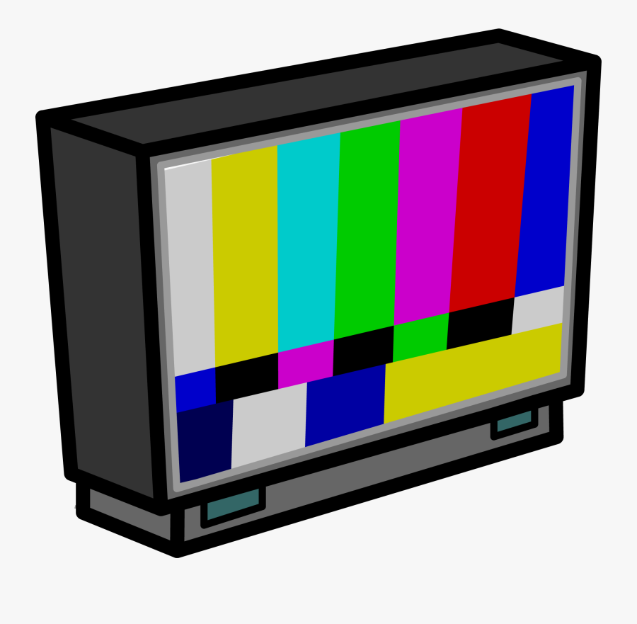 Big Screen Tv Sprite - Television, Transparent Clipart