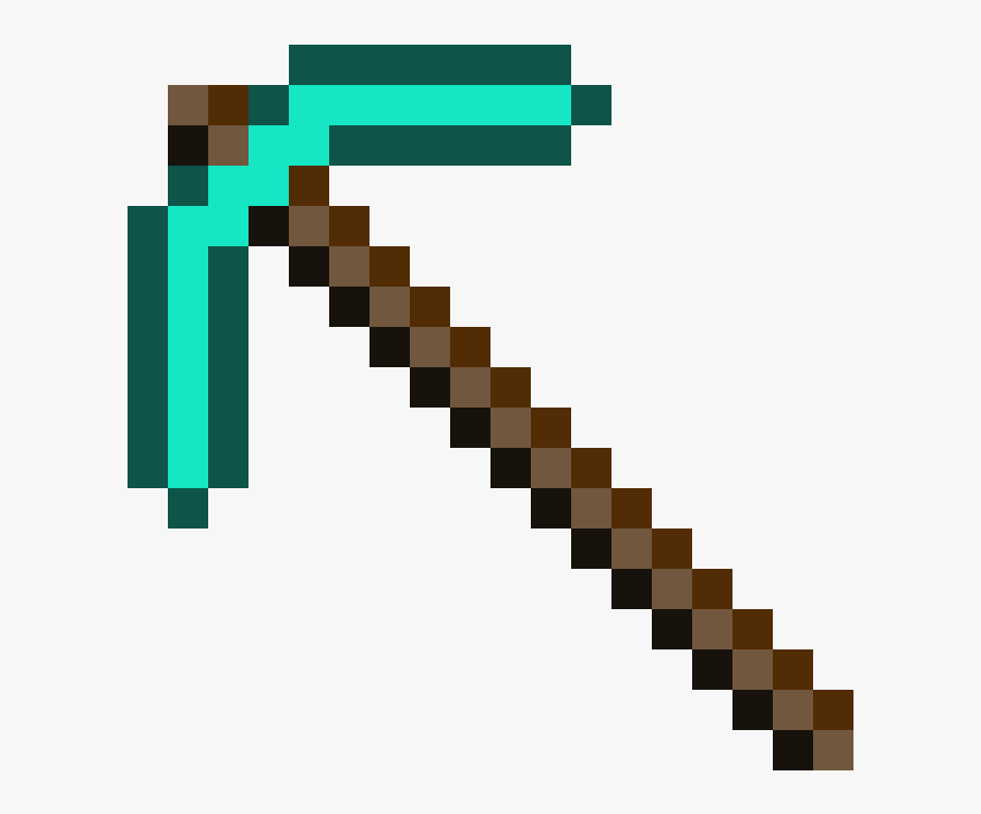 Transparent Transparent Background Pickaxe Png Minecraft Weapons ...