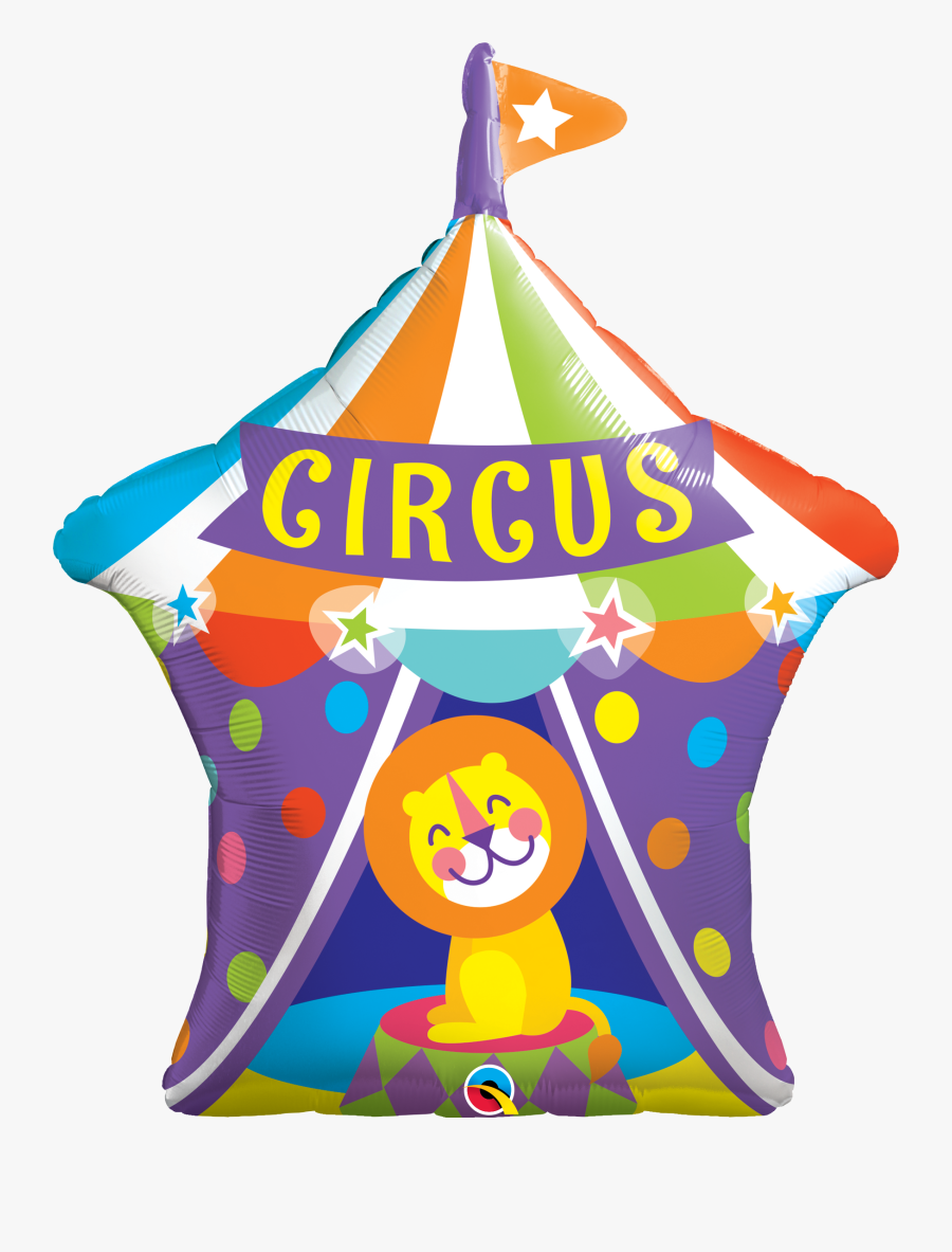 Big Top Circus Lion - Balao Metalizado Circo, Transparent Clipart