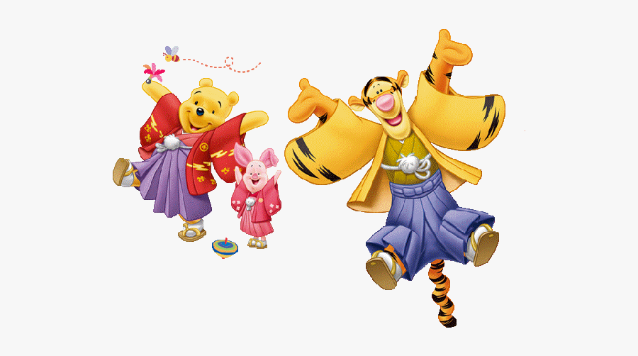 Clipart Thanksgiving Winnie The Pooh - Pooh Bear Happy New Year, Transparent Clipart