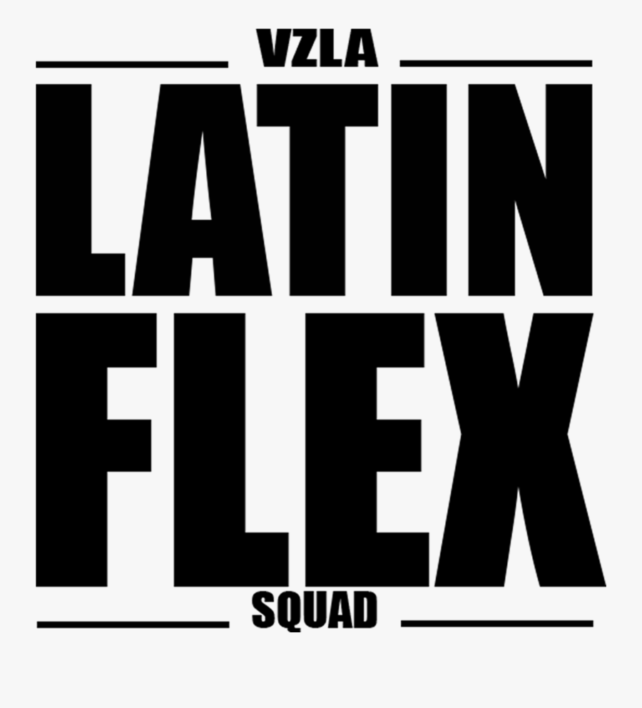 Logo Tpografia Negra Latin Flex Squad Copia - Extra Extra Read All, Transparent Clipart