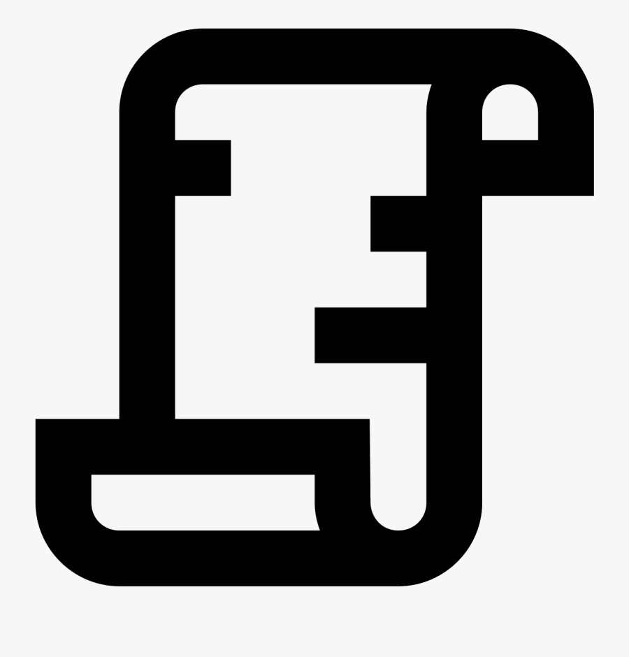 There Is A Long Sheet Of Paper - Quest Icon, Transparent Clipart