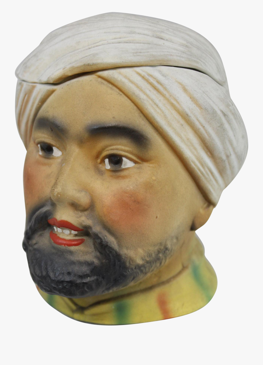 Clip Art Arab Man With Polychrome - Turban, Transparent Clipart