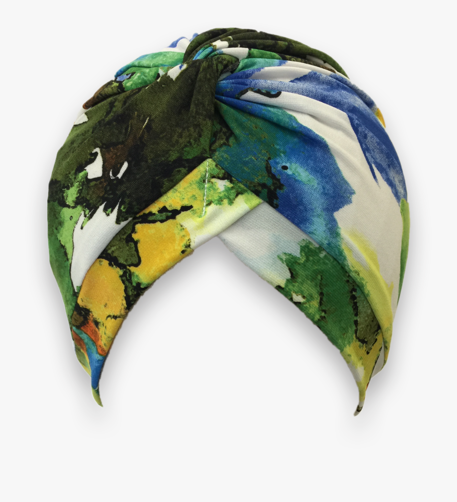 Natures Spring Turban - Macaw, Transparent Clipart