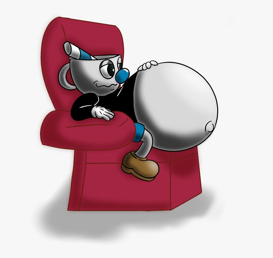 Chair Clip Comfy - Mugman Vore, Transparent Clipart