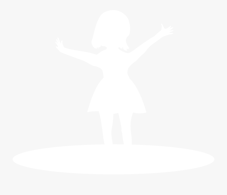 Silhouette Child Open Arms Clipart, Transparent Clipart