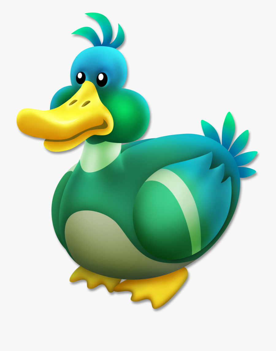 Hay Day Duck, Transparent Clipart