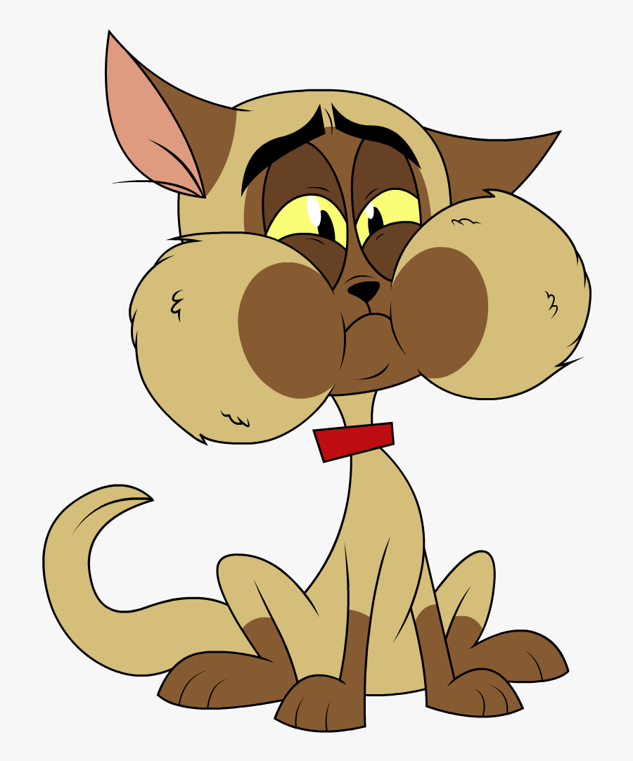 Temporary Chester The Cat Puffy Cheeksdachshunddestroyer - Cartoon Cheeks, Transparent Clipart