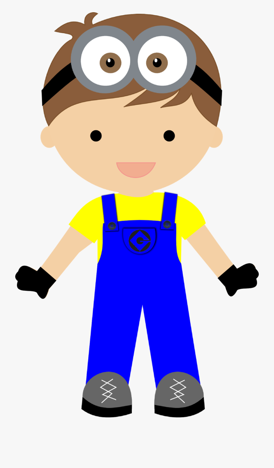 Kid Disguised As Minions Clipart - Menino Em Fundo Transparente, Transparent Clipart