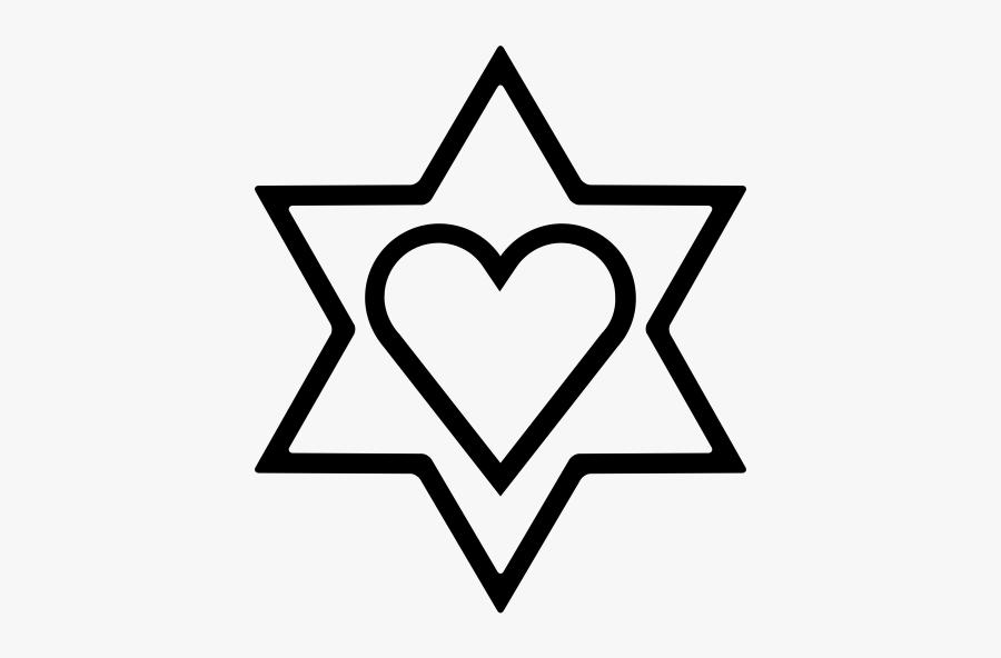 "
 Class="lazyload Lazyload Mirage Cloudzoom Featured - Star Of David And Heart Coloring, Transparent Clipart