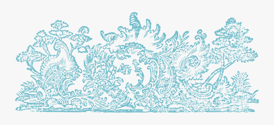 Vintage Wave Ornament - Ornamental Waves, Transparent Clipart