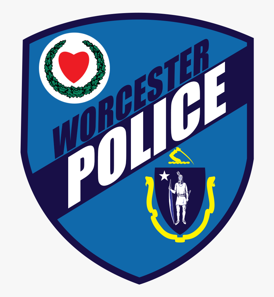 Image Pdf Image Print - Worcester Mass Police Badge, Transparent Clipart