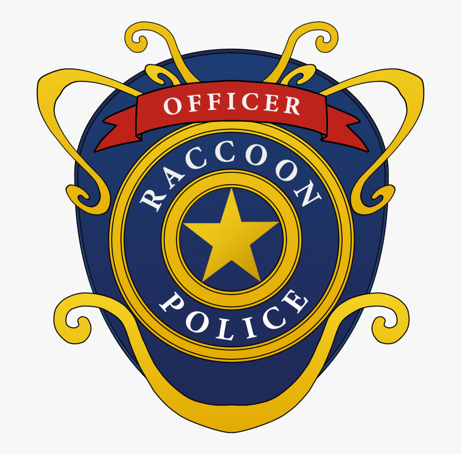 Police Department Crest Png - Raccoon Police Department Officer Logo, Transparent Clipart