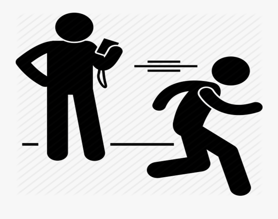 Minute To Win It - Running Coach Icon, Transparent Clipart