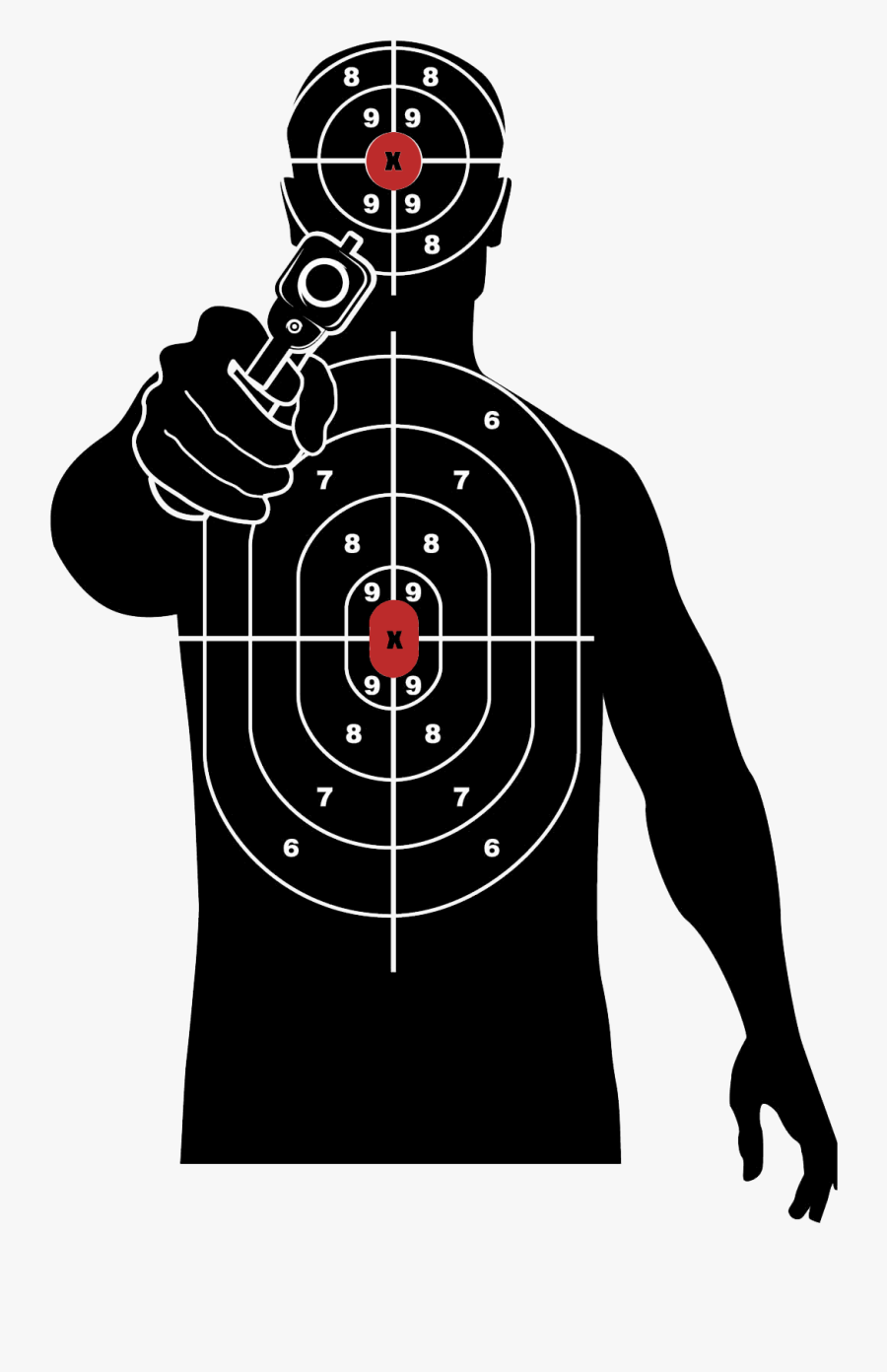 Concealed Weapon Permit Tallahassee - Gun Target, Transparent Clipart