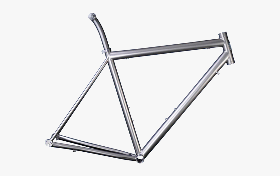 Mountain - Black - And - White - Outline - Steel Bike Frame Png, Transparent Clipart