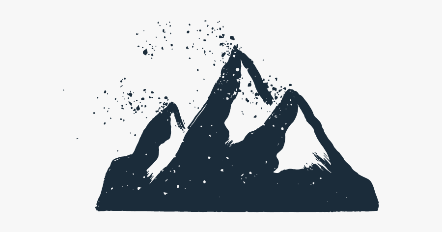 Moutain Vector Mountain Canada - Mountain Png Black And White, Transparent Clipart