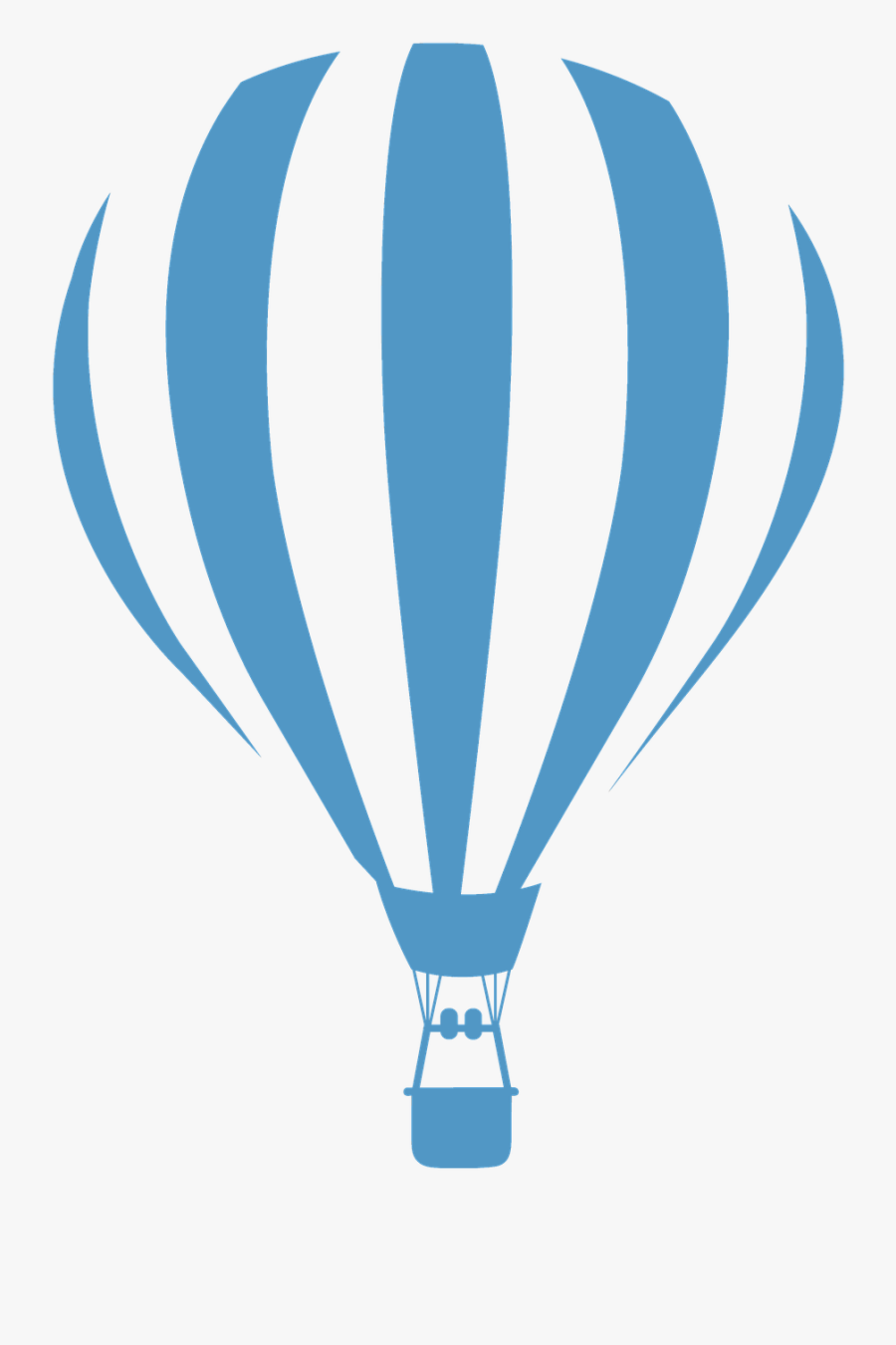 Hot Air Balloon Balloon Blue Free Picture - Hot Air Balloon Blue, Transparent Clipart