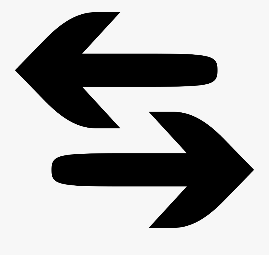 Left And Right Arrow Png - Arrow Right And Left, Transparent Clipart