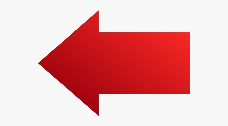 Red Arrow Left Clip Art At Clker Going Free Transparent - Arrow Long Left Red, Transparent Clipart