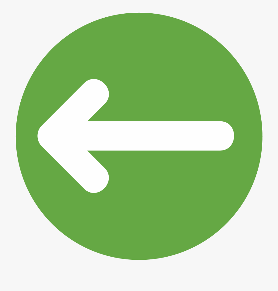 Left Arrow Icon, Transparent Clipart