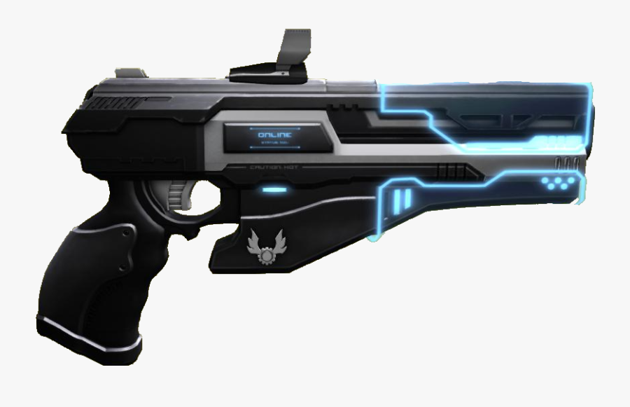 Clip Art Futuristic Revolvers - Sci Fi Gun Png, Transparent Clipart