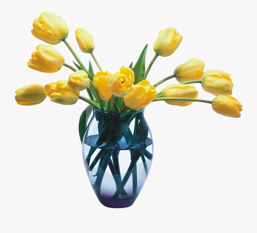 Flowers In Vase Png, Transparent Clipart