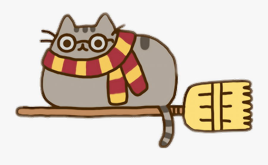 Pusheen Vector Harry Potter - Harry Potter Png Kawaii, Transparent Clipart