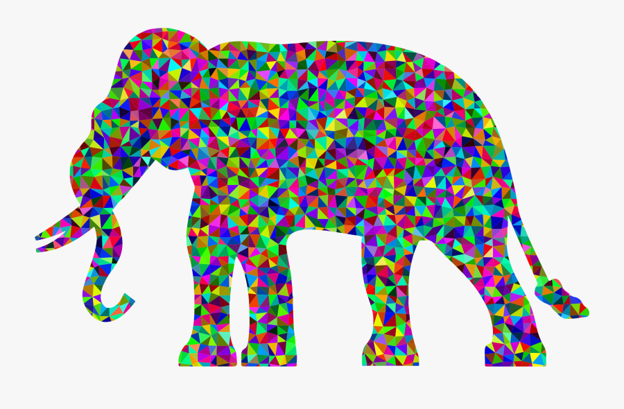 Low Polygon Art Elephant - Cash Carter Stranger Than Fanfiction, Transparent Clipart