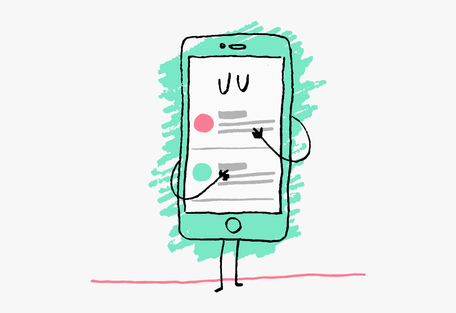 A Kind Act Being Shared By The Kindness Phone, Transparent Clipart