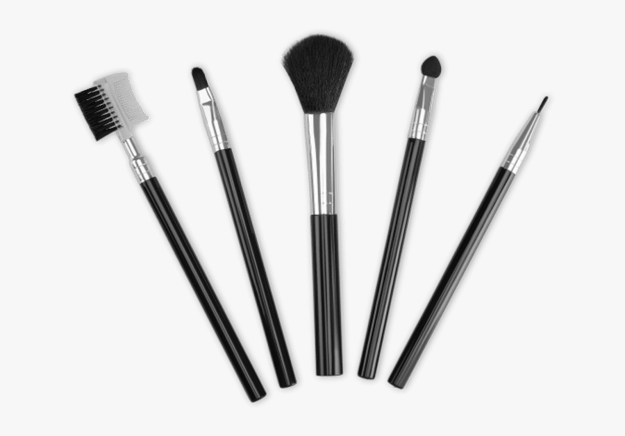 Clip Art Beauty Kate Oval Brushes - 5 Set Makeup Brush, Transparent Clipart