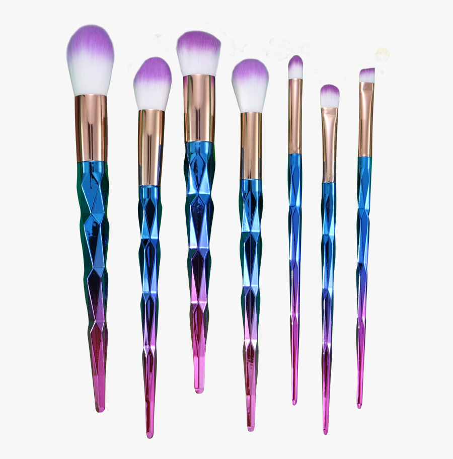 Unicorn Makeup Brushes Transparent Background - Makeup Brushes Transparent Background, Transparent Clipart