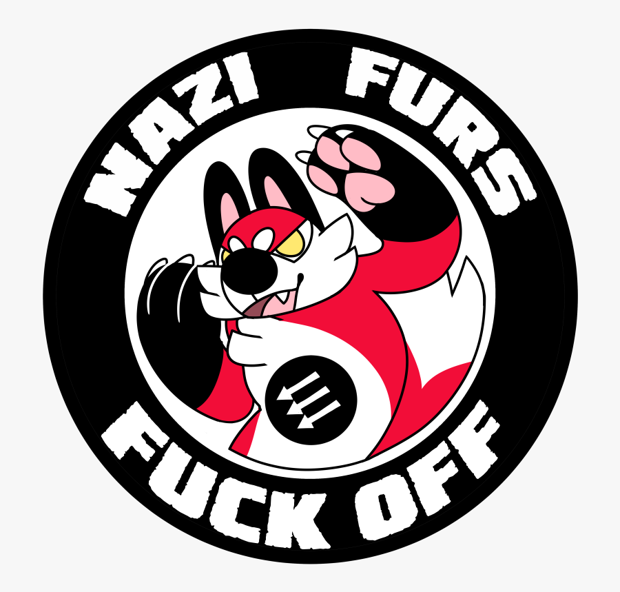 Nazi Furs Fuck Off, Transparent Clipart