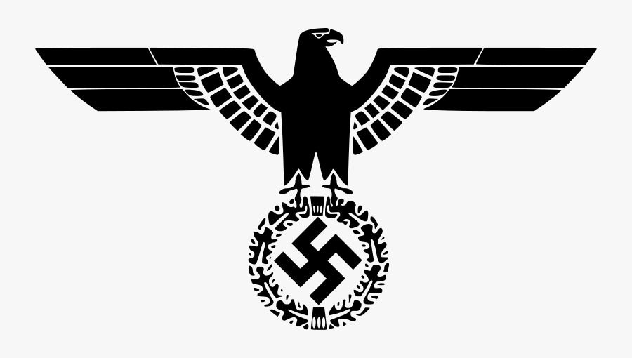 German Eagle Vector - Nazi Eagle Png, Transparent Clipart
