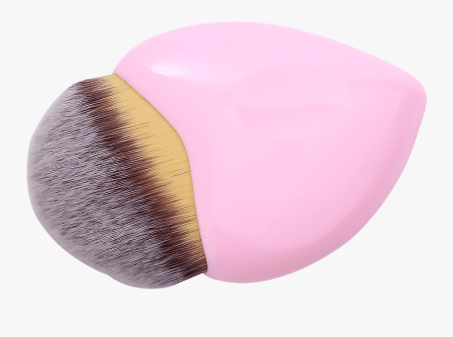 Fiber Heart Shaped Makeup Foundation Brush - Makeup Brushes, Transparent Clipart