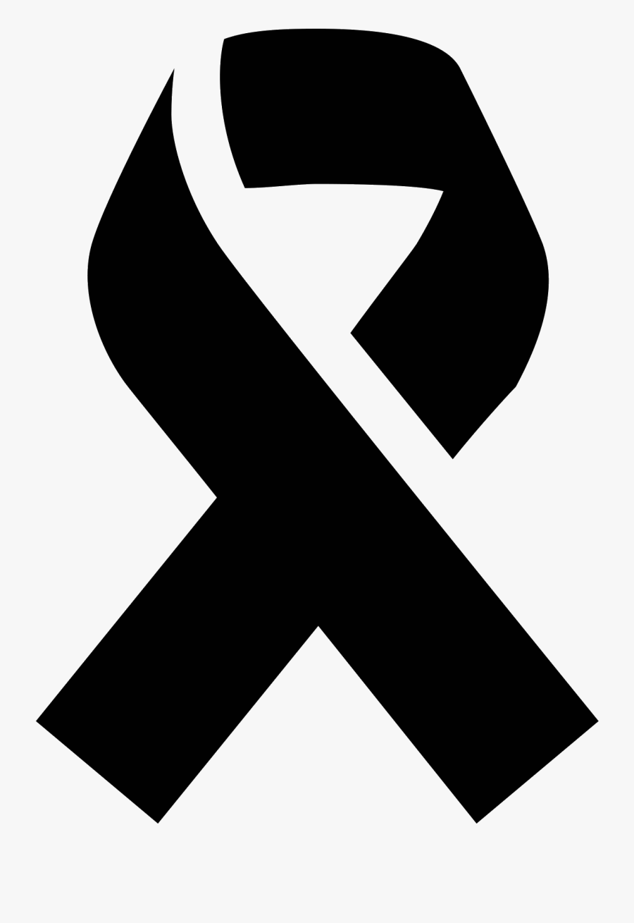 Clipart Freeuse Download Cancer Cones Download Gratuito - Cancer Ribbon Vector Black And White, Transparent Clipart