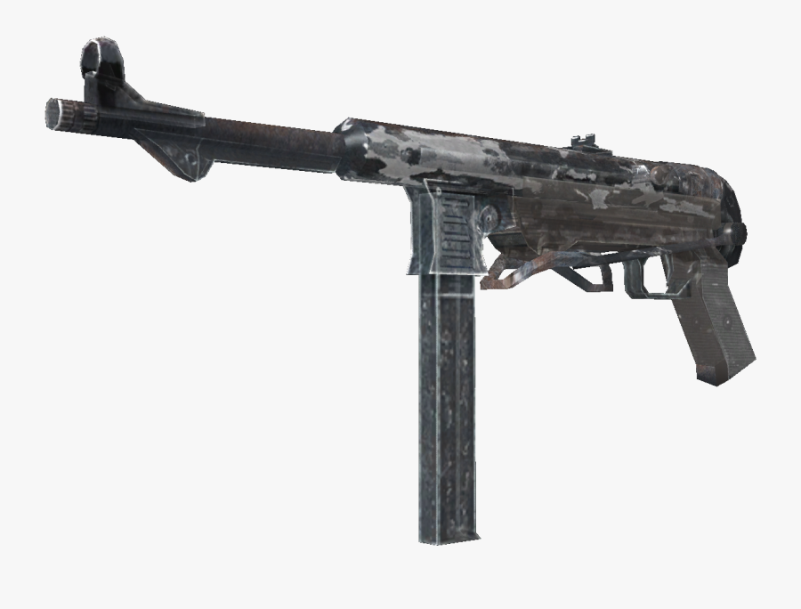 Cod Gun Png -mp 40 Png - Cod Wwii Mp40 Png, Transparent Clipart