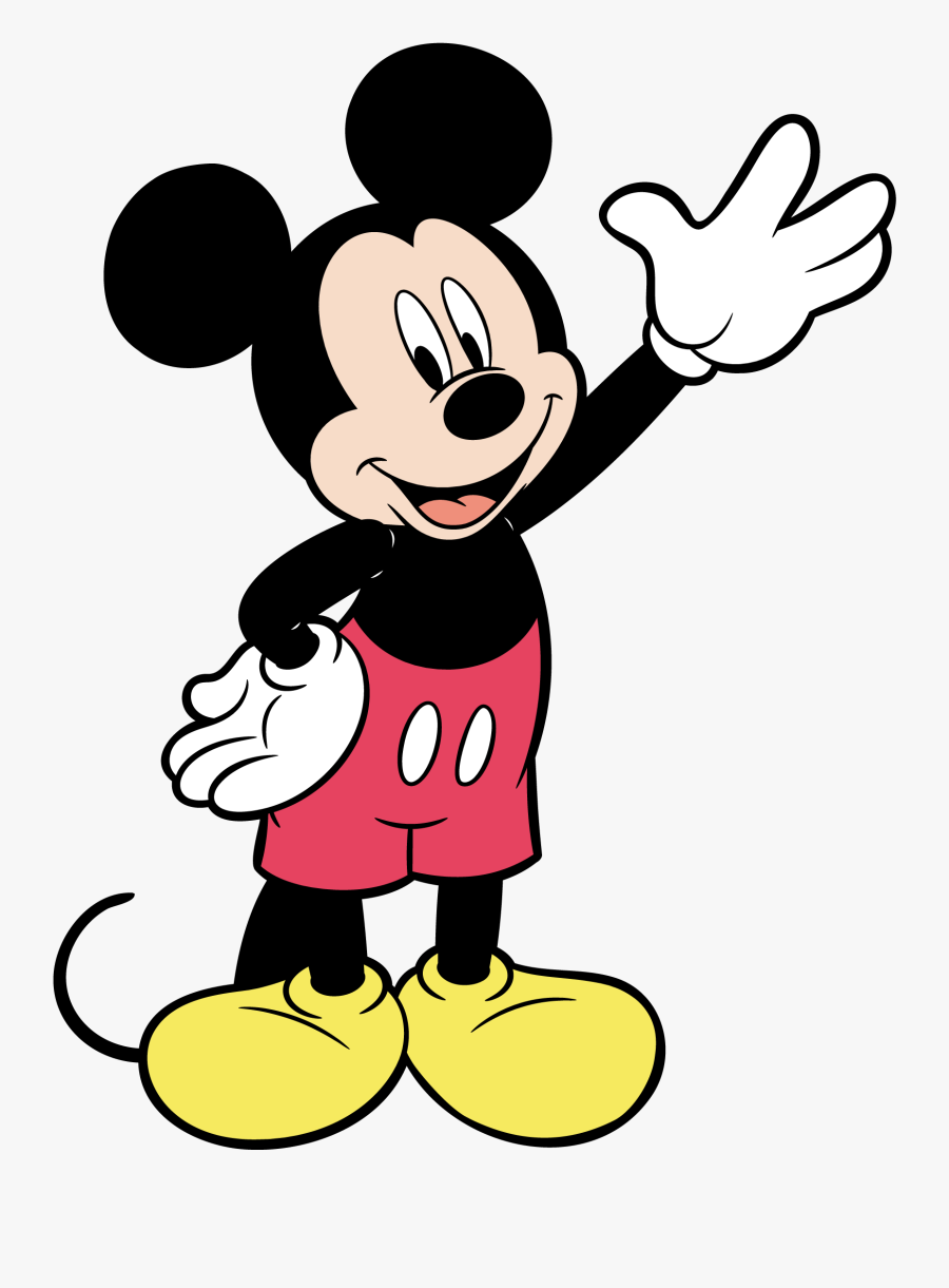 Transparent Mouse Hand Png - Mini In Mickey Mouse, Transparent Clipart
