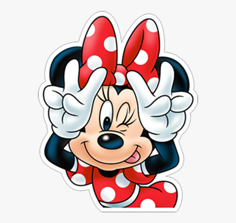 Minnie Mouse Mickey Mouse Donald Duck Sticker Goofy - Stickers Minnie Et Mickey, Transparent Clipart